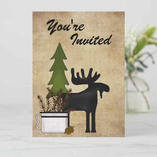 ムース素朴ファミリー懇親会パーティの招待状 招待状 (スタンド正面)