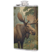 ムース素朴ボホ森林林の緑 フラスク (左)