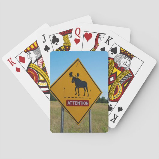 ムース警告標識 トランプ (裏面)