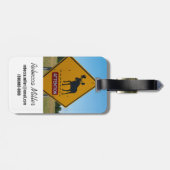 ムース警告標識 ラゲッジタグ (裏面横)