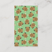 ムース赤ちゃんシャワー エンクロージャーカード (裏面)