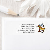 ムース踊り漫画 |背景色の選択 ラベル (インサイチュ)