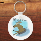 ムース雪チューブ キーホルダー (正面)