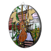 ムース顔ダーツ ダーツボード (正面右)