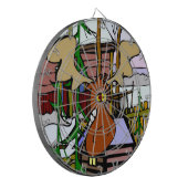 ムース顔ダーツ ダーツボード (正面左)