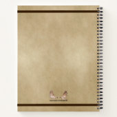 ムース飛んでいるブッシュパイロットウィングス ノートブック (裏面)