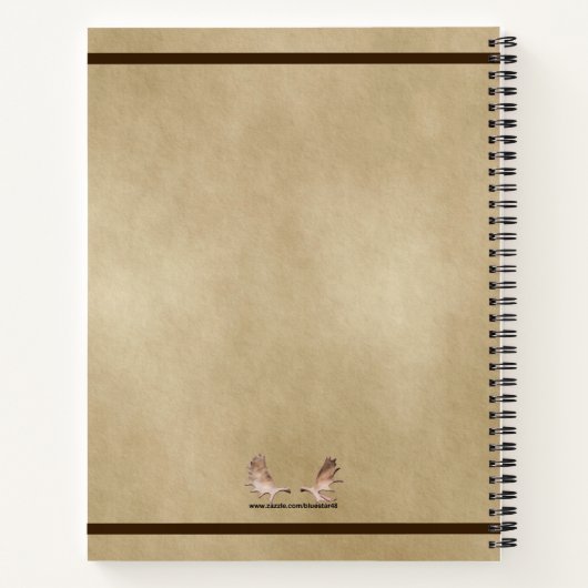 ムース飛んでいるブッシュパイロットウィングス ノートブック (裏面)