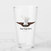 ムース飛んでいるブッシュパイロット タンブラーグラス (裏面)