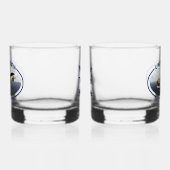 ムース飛んでいる航空デハヴィランドDH3-Cオッター ウイスキーグラス (左)