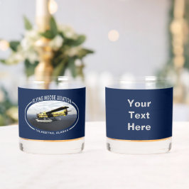 ムース飛んでいる航空デハヴィランドDH3-Cオッター ウイスキーグラス