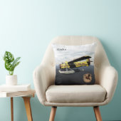 ムース飛んでいる航空デハヴィランドDH3-Cオッター クッション (椅子)