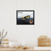 ムース飛んでいる航空デハヴィランドDH3-Cオッター ポスター (キッチン)