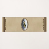 ムース飛んでいる航空デハヴィランドDH3-Cオッター ヨガマット (裏面(横))