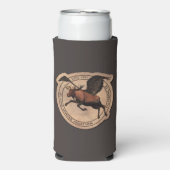 ムース飛んでいる航空パッチクーラーボックス スリム缶クーラー (Seltzer正面)