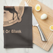 ムース飛んでいる航空用パッチ キッチンタオル (四つ折り)