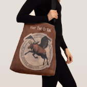 ムース飛んでいる航空用パッチ クロスボディバッグ (クローズアップ)