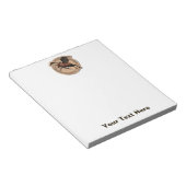 ムース飛んでいる航空用パッチ ノートパッド (アングル)