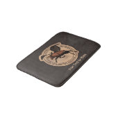 ムース飛んでいる航空用パッチ バスマット (アングル)