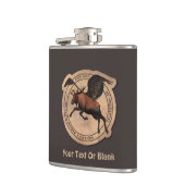 ムース飛んでいる航空用パッチ フラスク (左)