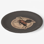 ムース飛んでいる航空用パッチ ペーパープレート (アングル)