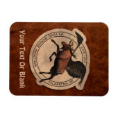 ムース飛んでいる航空用パッチ マグネット (横)