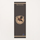 ムース飛んでいる航空用パッチ ヨガマット (正面)