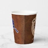 ムース飛んでいる航空用パッチ 紙コップ