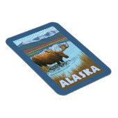 ムース飲料水ヴィンテージ旅行ポスター マグネット (右側)