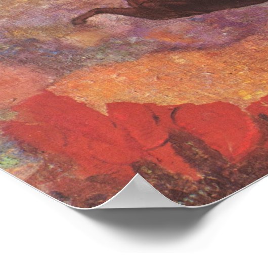 ムース・アウフ・ペガサス(レドン1900) ポスター (角)