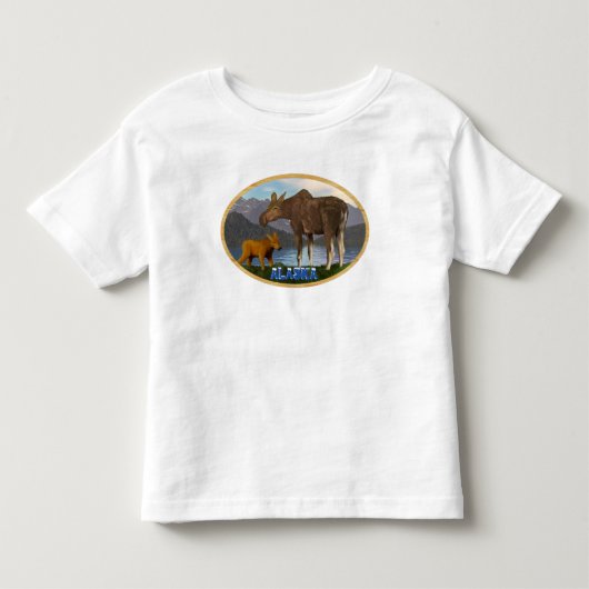 ムース・イン・ザ・メドウ トドラーTシャツ (正面)
