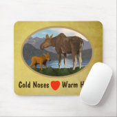 ムース・イン・ザ・メドウ マウスパッド (マウス)