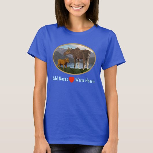 ムース・イン・ザ・メドウ Tシャツ (正面)