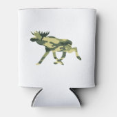 ムース/エルクウッドランドカモフラージュ/迷彩柄 缶クーラー (正面)