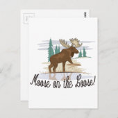 ムース・オン・ザ・ルーズ！ ポストカード (正面/裏面)