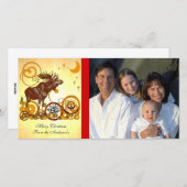 ムース・クリスマス シーズンカード (正面/裏面)