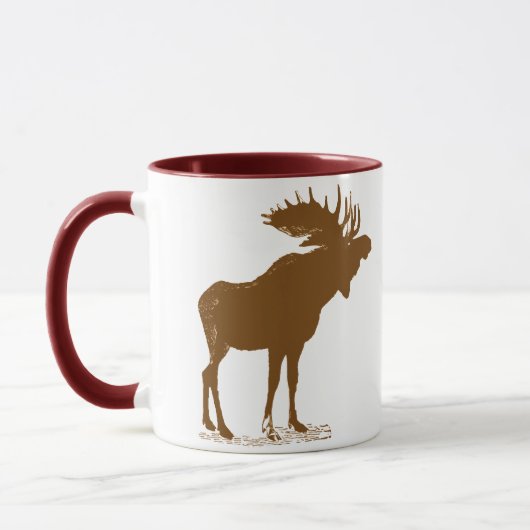 ムース・クリスマス マグカップ (左)