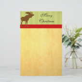 ムース・クリスマス 便箋 (スタンド正面)