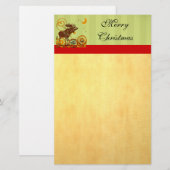 ムース・クリスマス 便箋 (正面/裏面)