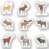 ムース・ステッカー シール (正面)