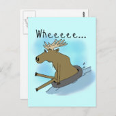 ムース・スノー・チューブ ポストカード (正面/裏面)