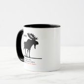 ムース、ディナーの目的 マグカップ (正面左)