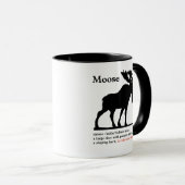 ムース、ディナーの目的 マグカップ (正面右)