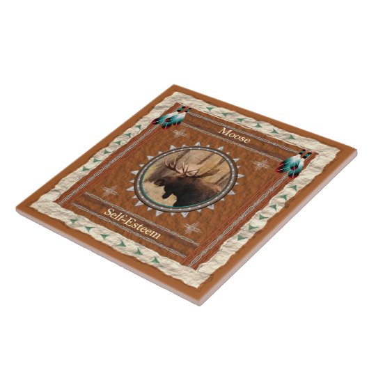 ムース – 自尊心 – セラミックタイル (側面)