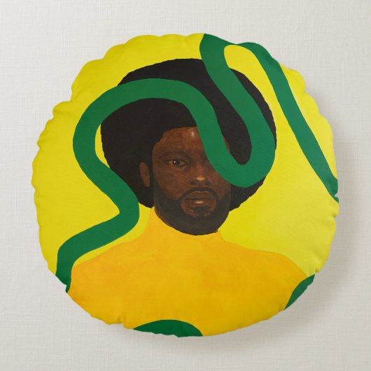 ムース#4丸ピロー ラウンドクッション (正面)