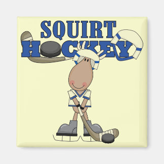 ムースSquirtホッケーTシャツとギフト マグネット
