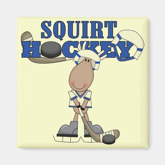 ムースSquirtホッケーTシャツとギフト マグネット (正面)