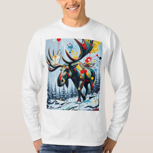 ムースTシャツ Tシャツ (正面)