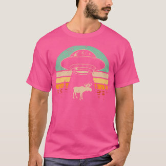 ムースUfo誘拐エイリアン宇宙船Moos誘拐 Tシャツ
