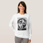 ムーズ・イン・モーション：抽象的な優雅さ Tシャツ (正面フル)