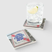 ムーズ&ジョーのアトランタ、ムーズ&ジョーのコースター。 ストーンコースター (横)